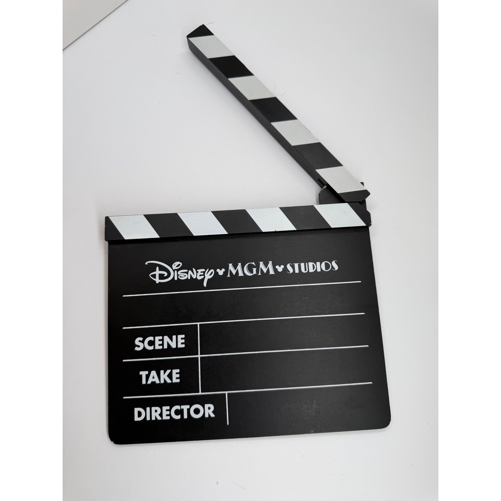 Disney MGM Studios Movie Clapper‎ Board Film Slate Vintage Souvenir Black White